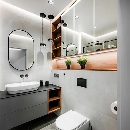 Lux Z Tarasem - Centrum - Parking Sauna Siłownia Meldunki 24na7 Apartament Wrocław