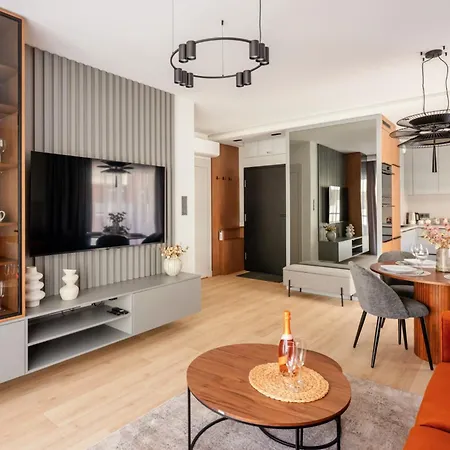 Apartment Lux Z Tarasem - Centrum - Parking Sauna Silownia Meldunki 24na7